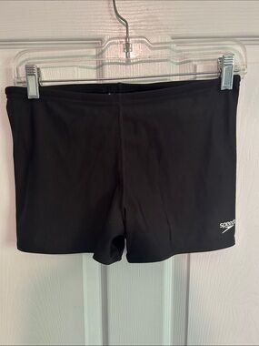 Speedo Solid Square Leg Swimsuit